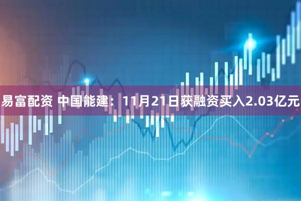 易富配资 中国能建：11月21日获融资买入2.03亿元